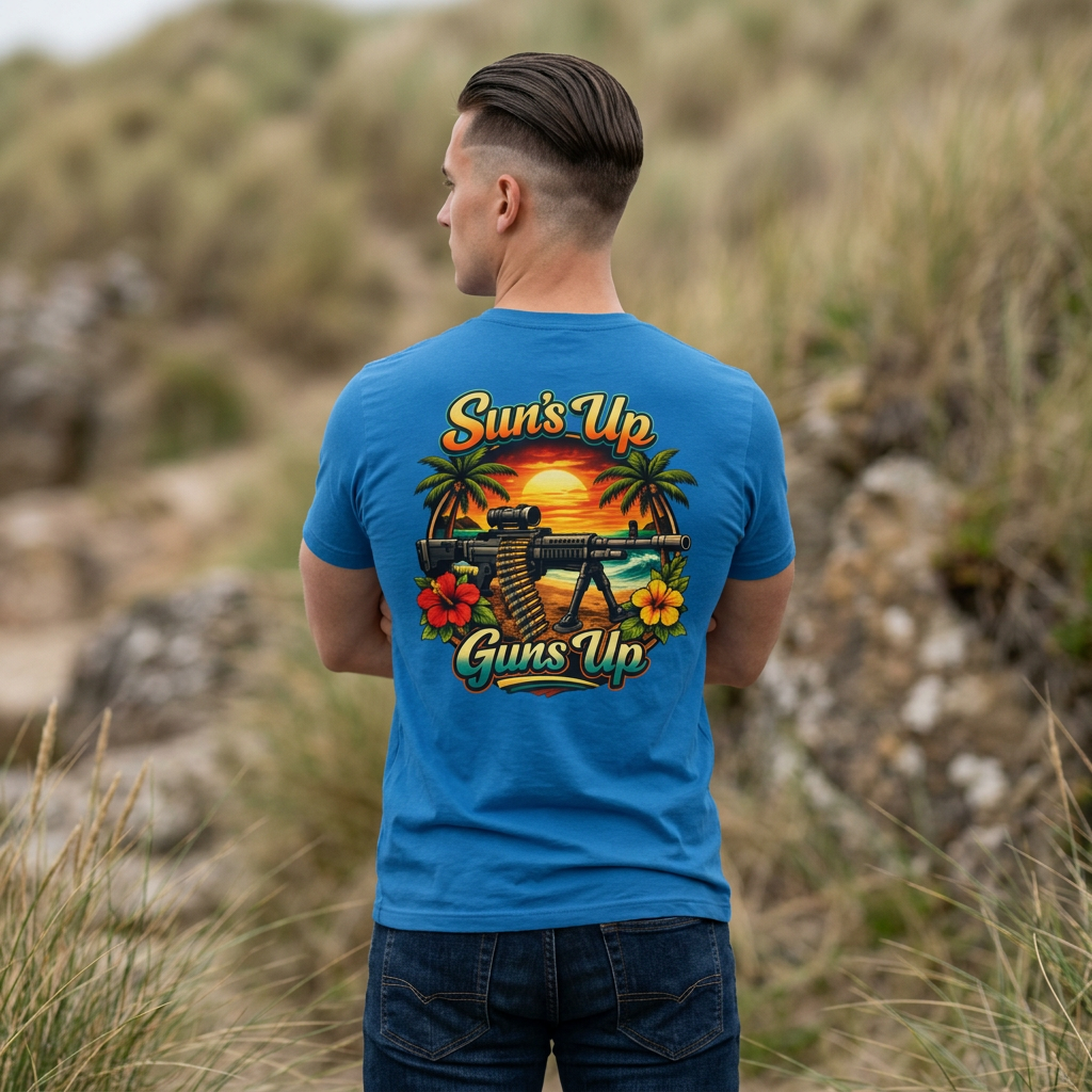 Sun's Up Guns Up T‑Shirt