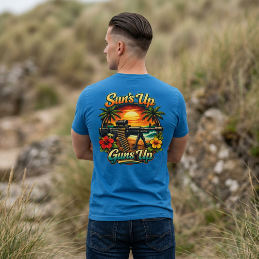 Sun's Up Guns Up T‑Shirt