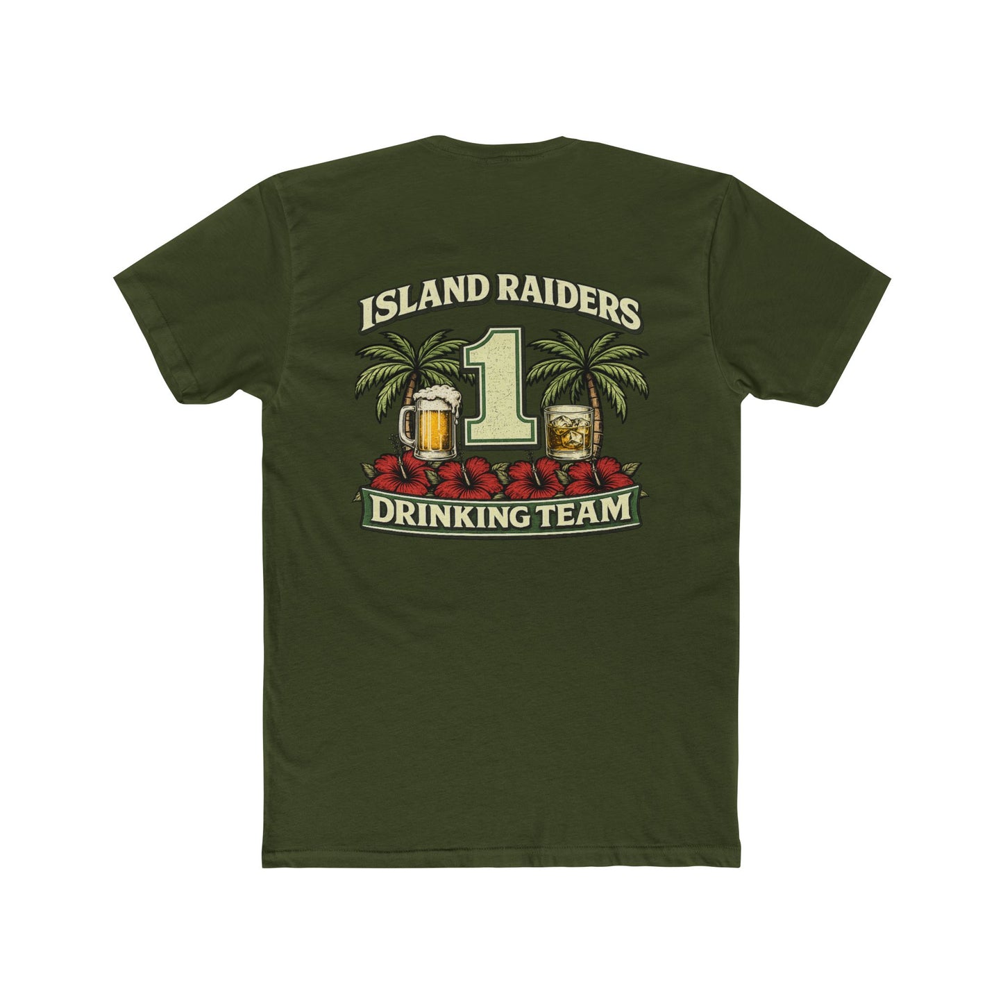 Island Raiders Drinking Team tee.
